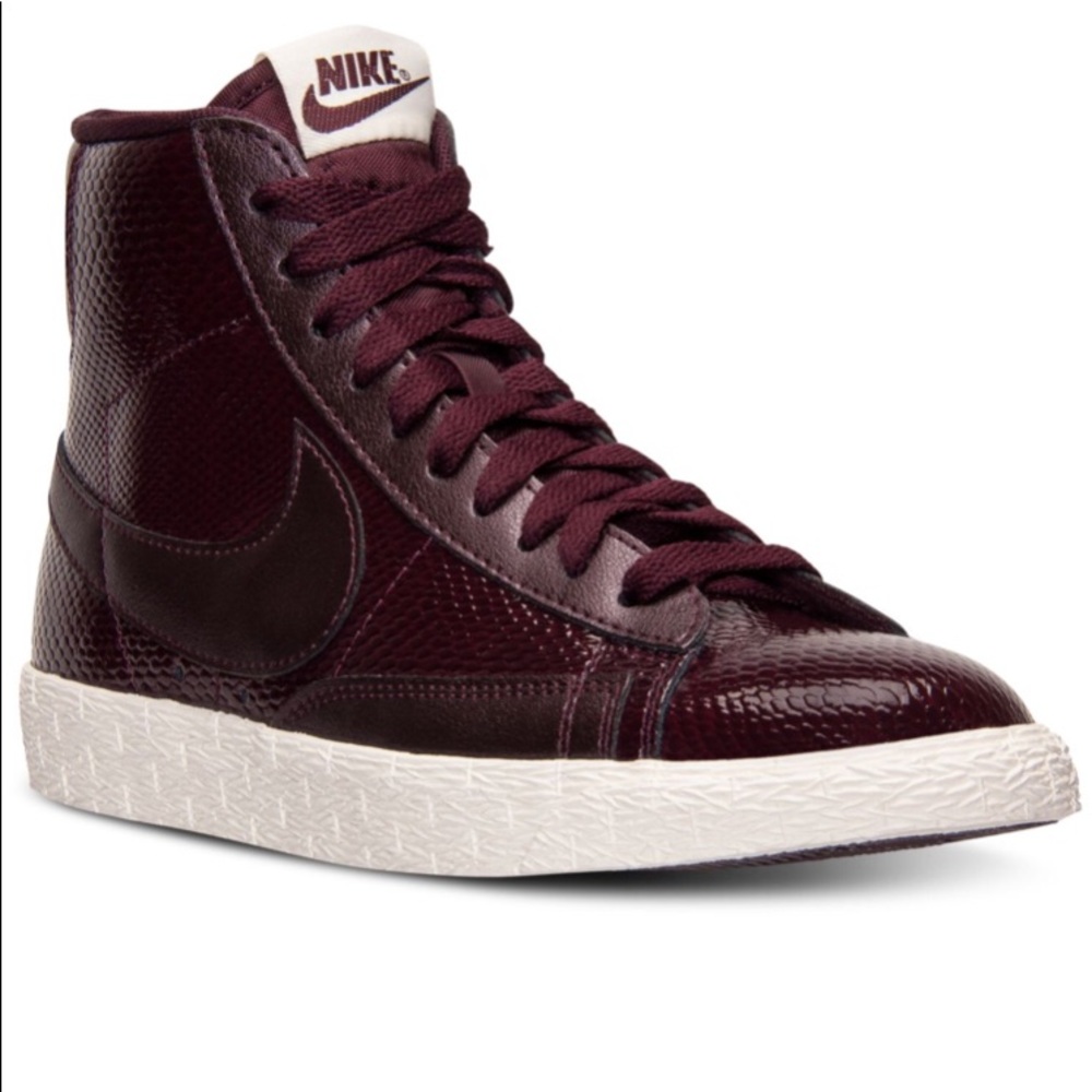 Nike Blazer High Top Deep Burgundy